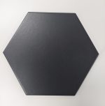 Hexagon Black Porcelain Tiles